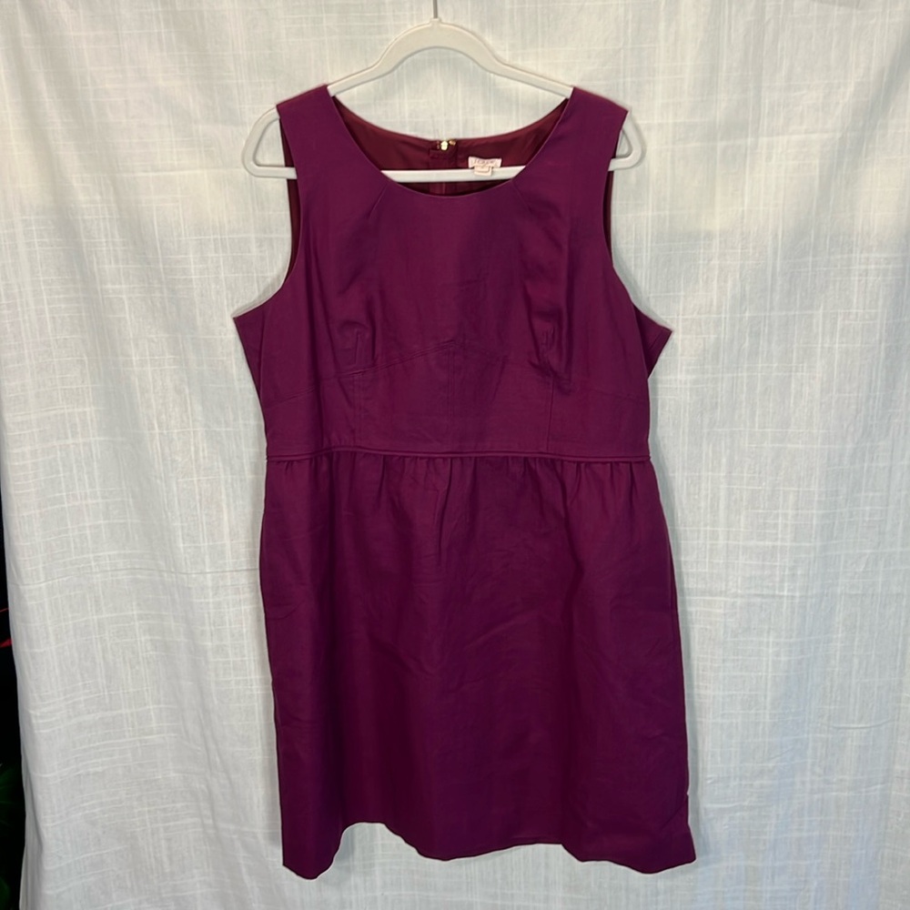 BOGO! J. Crew Plum Mini Dress
